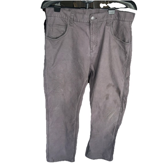 Berne Other - Berne Highland Flex Duck Carpenter Relaxed Fit Pants Men's 34x30 Gray